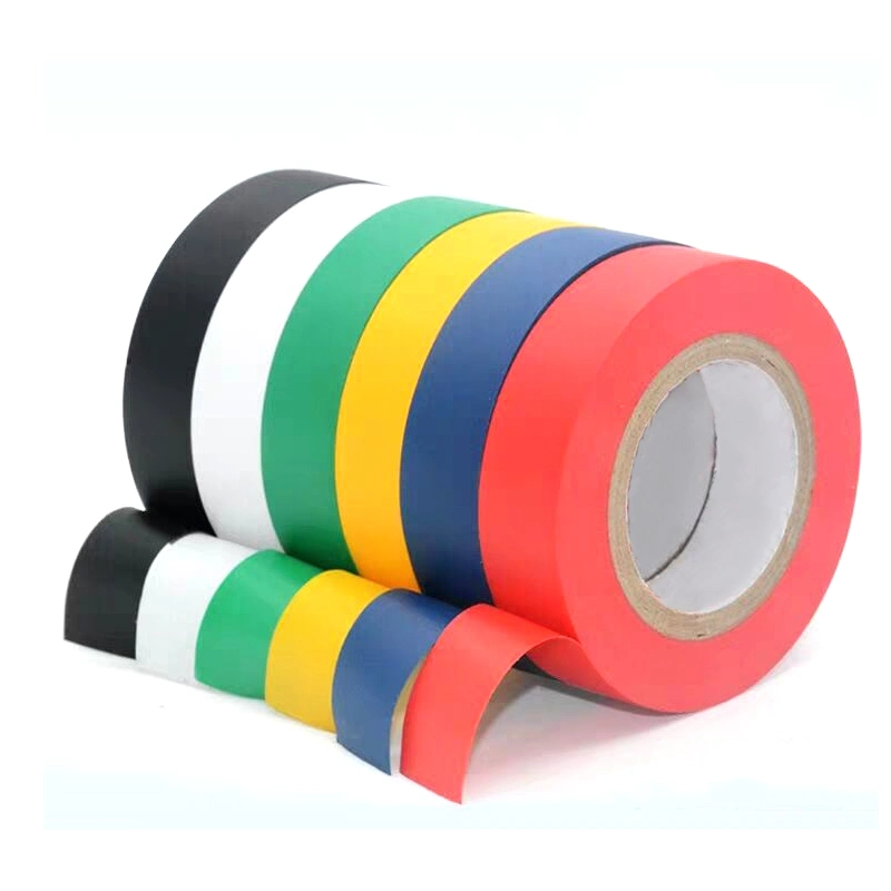 PVC negro Fabricante eléctrico Color cable resistente al agua cinta aislante eléctrica