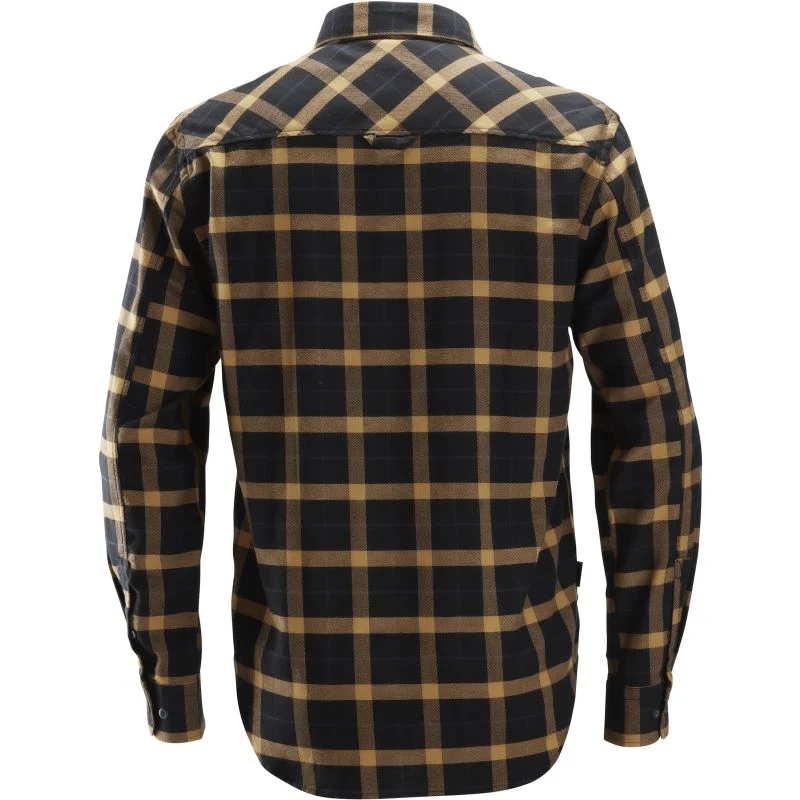 Langarm-Langarm-Langarm-Poloshirt Für Herren Mit Lässiger Plaid-Langarm-Bluse