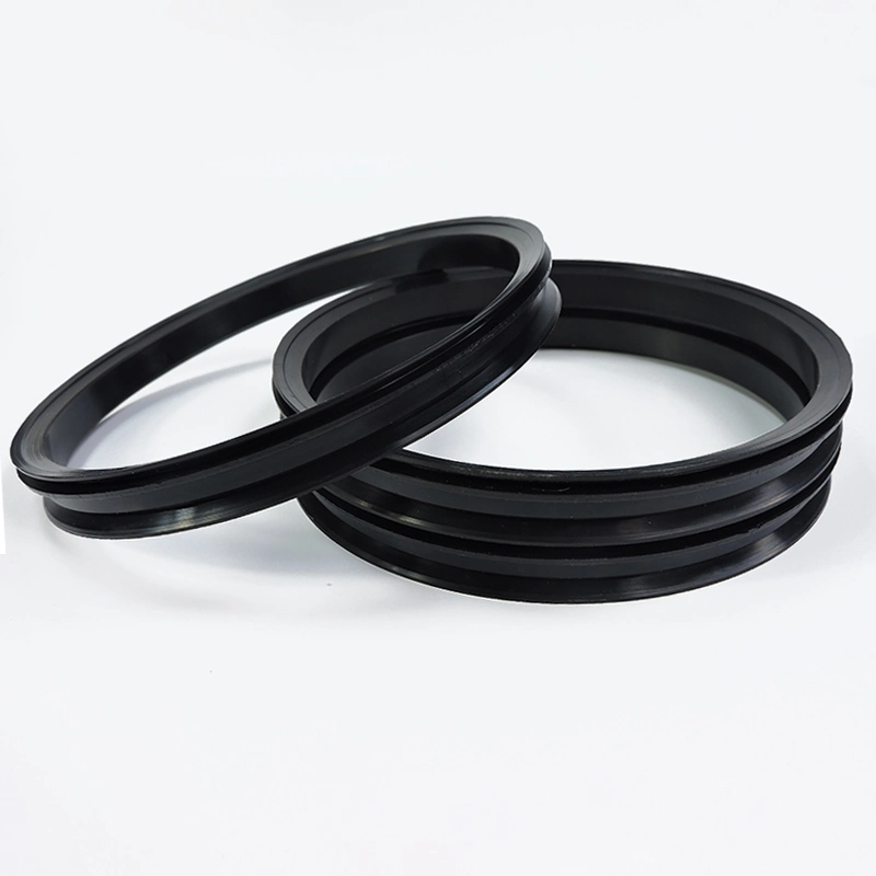Sipaituo NBR FKM V-Type Rotary Seal Ring Waterproof Frameless Oil Seal