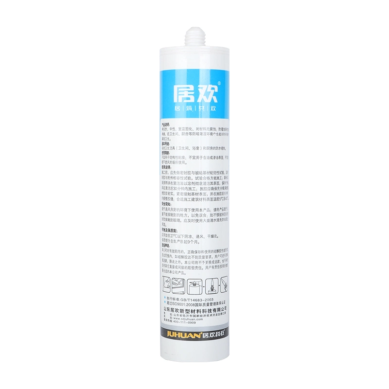 Cheap Price Acid Glass Glue White or Black Acidity Silicone Sealant