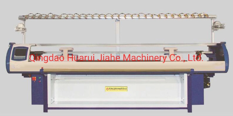 Coarse Needle Twist Jacquard Fabric Double System Computerized Sweater Flat Knitting Machine Semi Automatic Flat Sweater Knitting Machine for Home Use