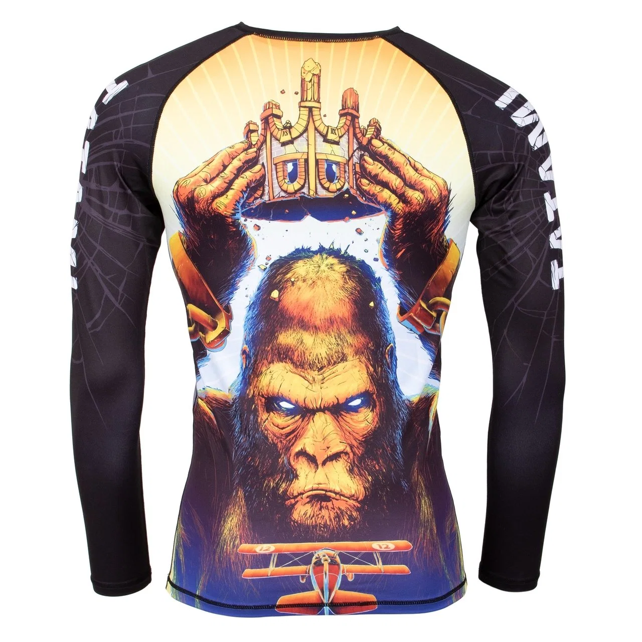 OEM Design Sublimated Printed Compression MMA Mens Rash Guard