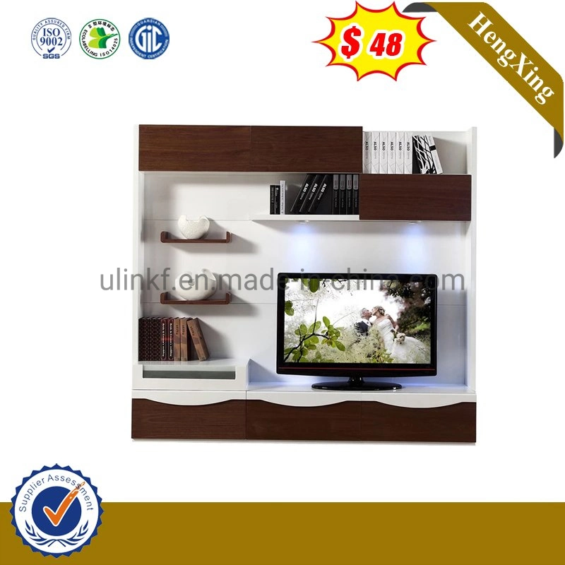 Nouveau style de stockage haute brillance Wood Design mur Mur MDF meuble TV (UL-9L0087)