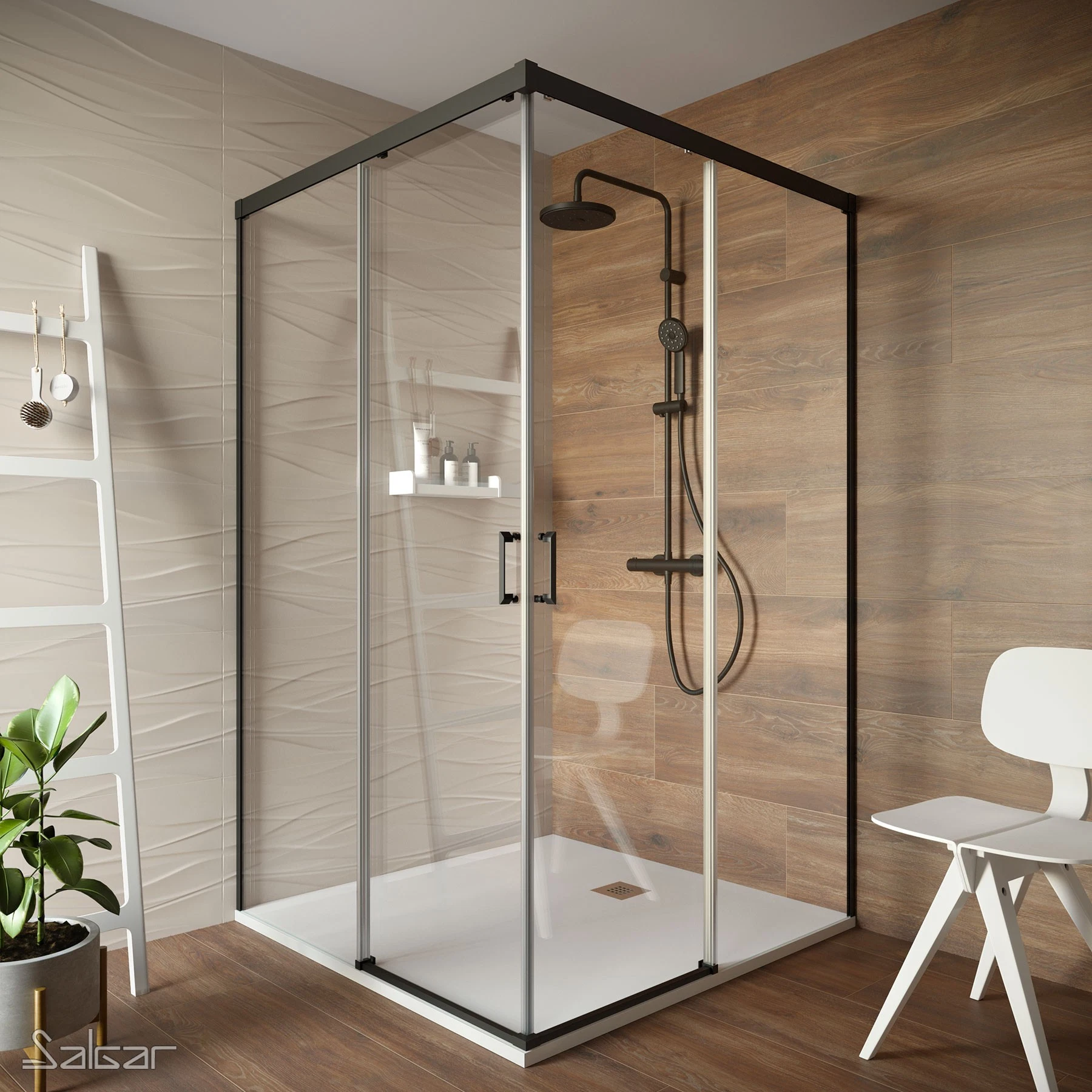 Shower Enclosure Transparent Tempered Glass High quality/High cost performance  Good Selling