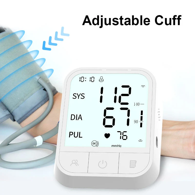 Smart Automatic Esfigmomanometro numérique portable de la pression artérielle Machine sphygmomanomètre Moniteur de pression sanguine du bras supérieur