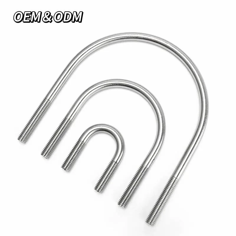 M16 M20 M24 Super Duplex Stainless Steel U Shape Type Bolt and Nut Washer DIN 3570