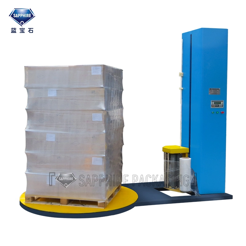 Automatic Pallet Wrapping Machine Turntable Pallet PE-Stretch Film Package Machine