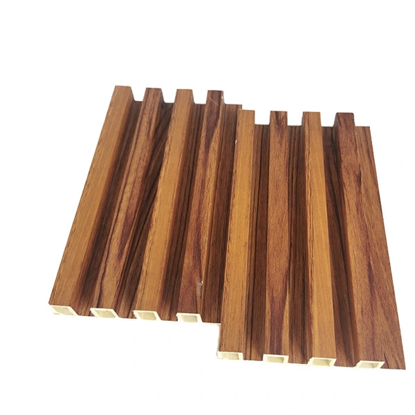 PVC WPC Fluted Wall Panel Interior Decoration Eco Wood WPC Wall Panel Cladding WPC Wall Panel