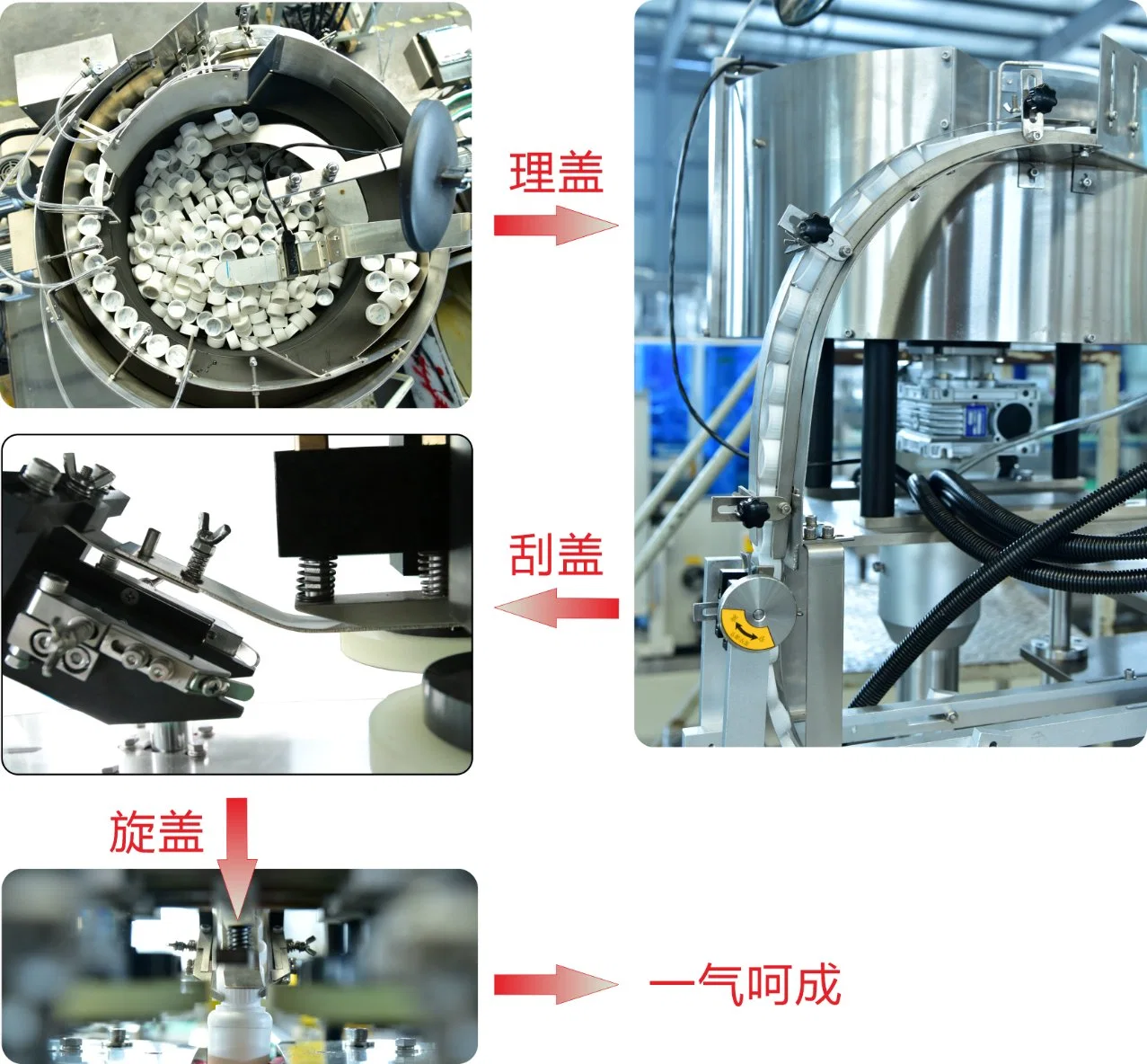 50-1000 Ml Automatic in-Line Capping Machine Cappers for Agrochemicals, Fine Chemicals, Daily Chemicals