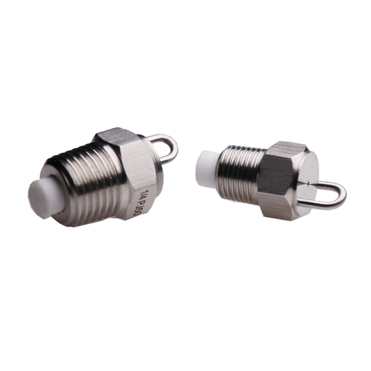 1/8 Pin Type Fog Mist Nozzle, 0.15 to 0.8 mm Ruby or Ceramic Core