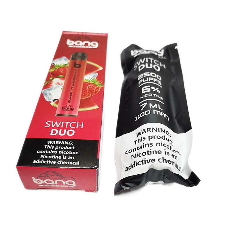 Bang XXL Switch Duo Wholesale/Supplier 2500 Puffs Prefilled Disposable Mini Electronic Cigarette