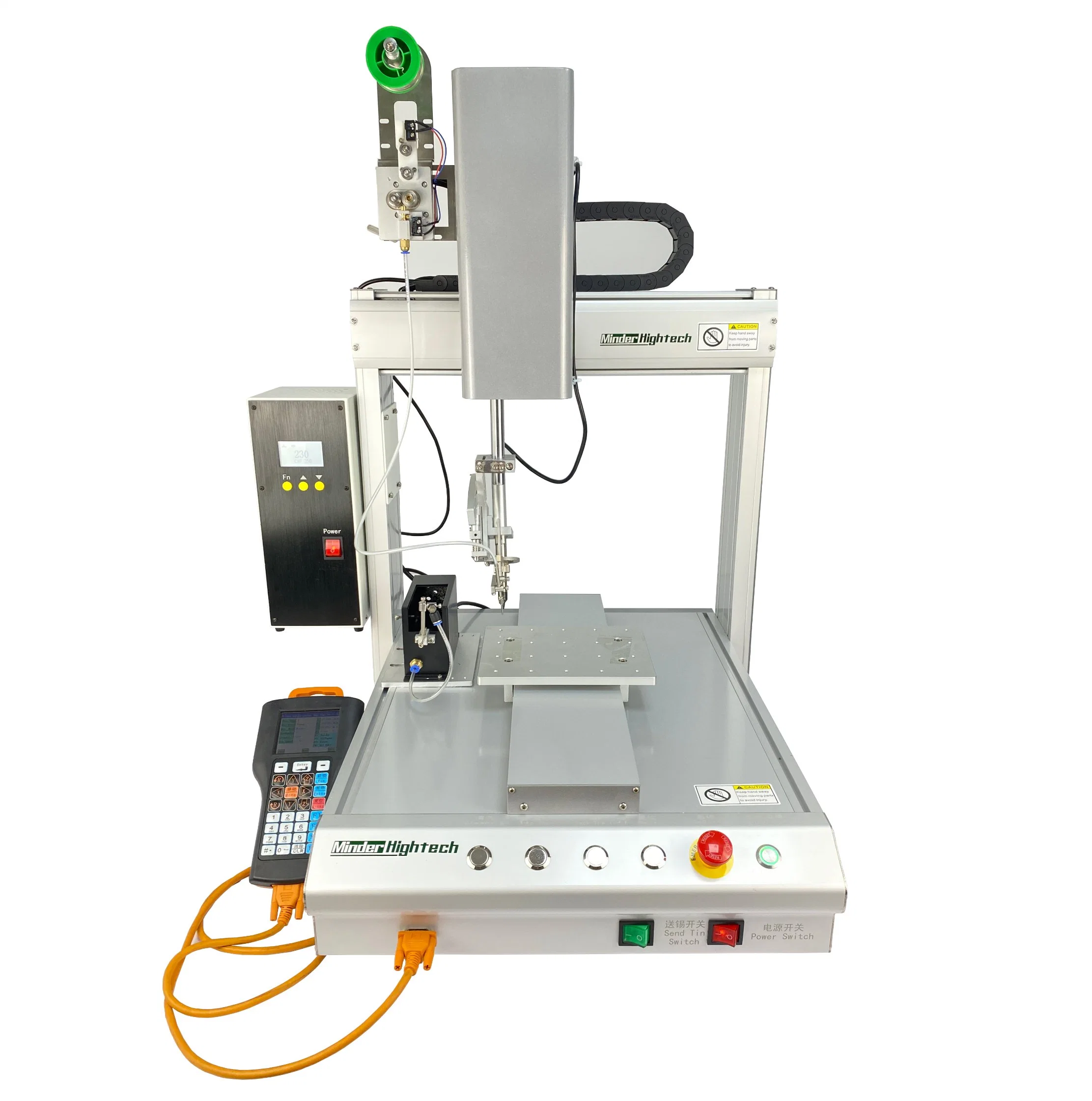 Four-Axis Single-Head Single-Station with Tip Automatic Soldering Machine Robot Kit for Wire Soldering Process