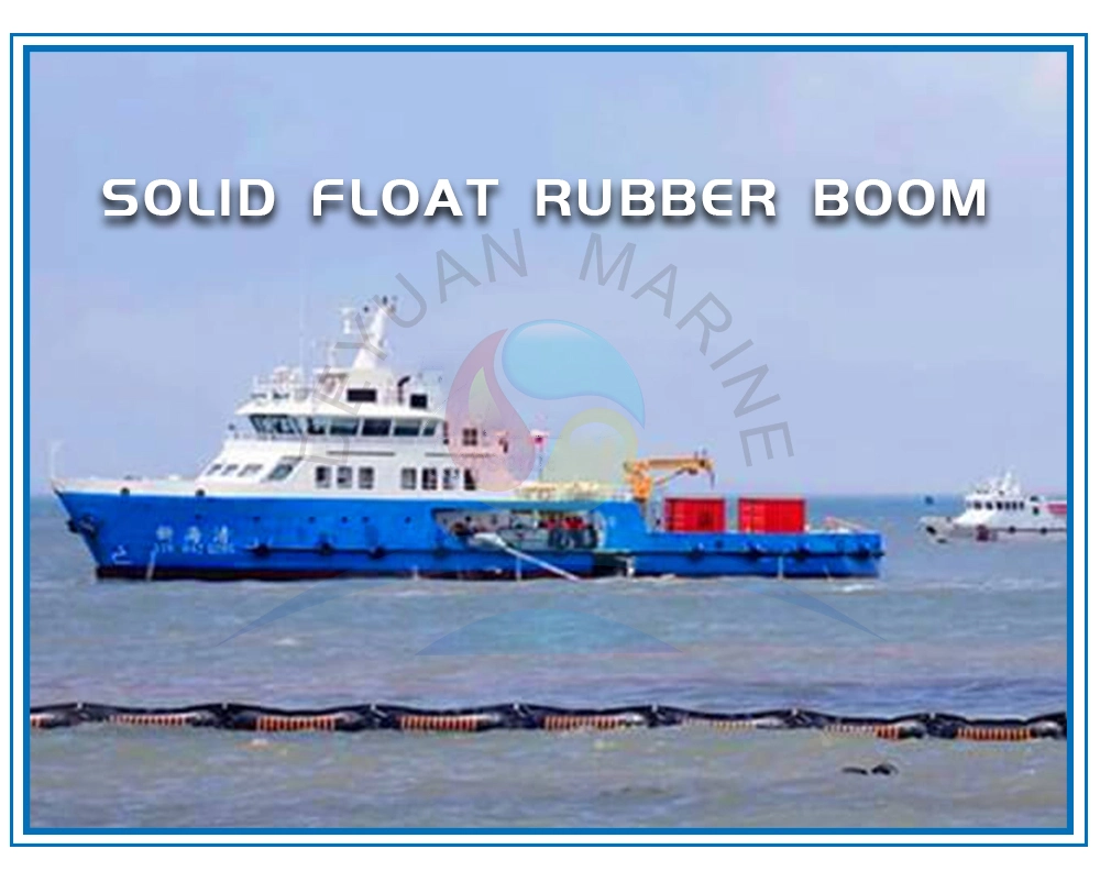 Marine Beach Inflatable Rubber Oil Control Boom