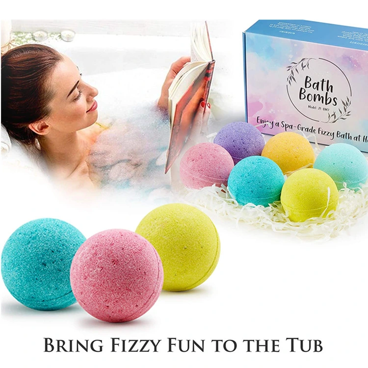 Advanced Custom Fizzy Bath Bombs Gift Set with Natural Essential Oils