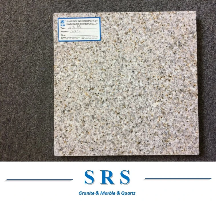 Building Materials G682 Beige Granite Slab for Indoor Countertops/Outdoor Paving