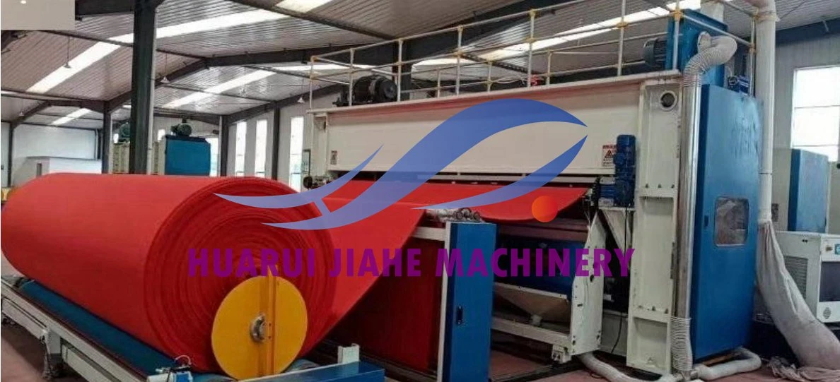 Needle Punching Carpet Velour Loom Nonwoven Machine Small High Speed Velour Needle Punching Machine Non Woven Machine Automotive Interior Non-Woven Fabric Hood