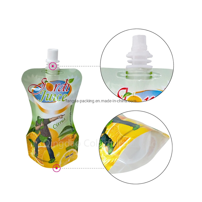 Beverage Spout Bag Custom Printed Premium Quality Recyclable