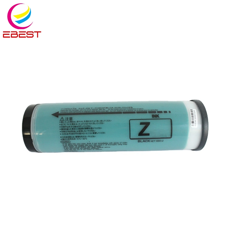 Ebest Compatible Factory Price Rz Ez Ink for Risos RV3650/3660 S-4253e Mz77 Green Color High quality/High cost performance  Z Type Ink Duplicator Ink