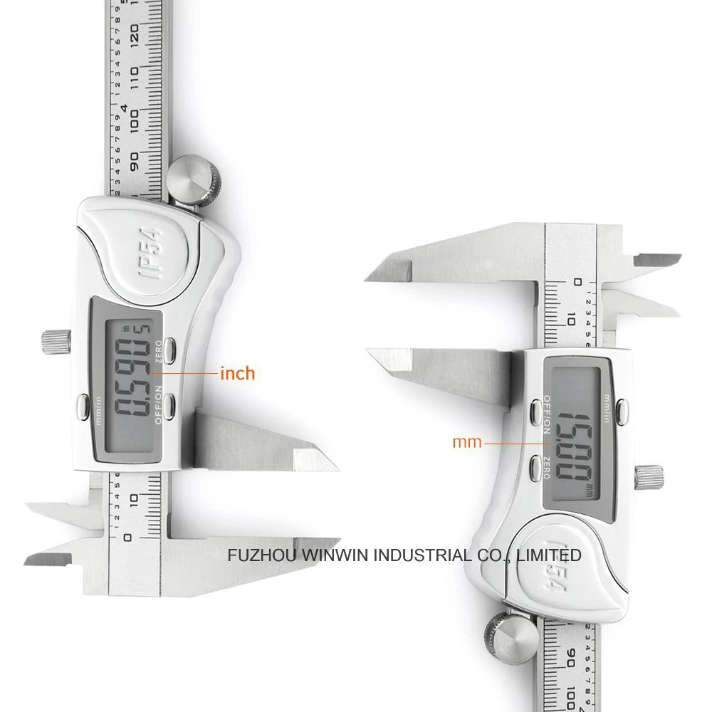 High Precision IP54 Waterproof Digital Vernier Caliper 6" Electronic Caliper (WW-54DC04)