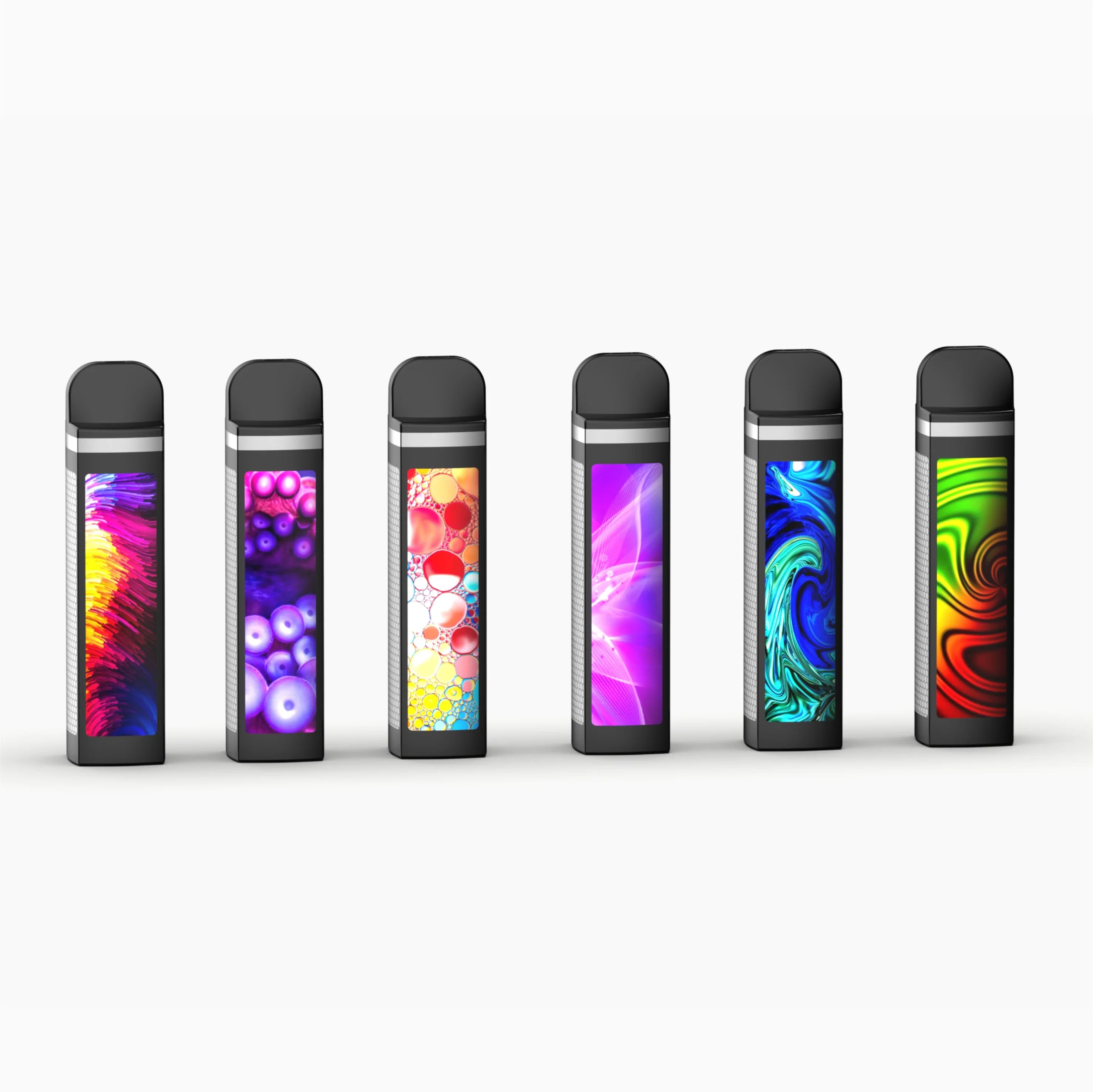 Novo Estilo de LED acenda 5000 Baforadas Electric descartáveis de Cigarro 1400 Bateria 9,5 ml de óleo mAh Vape Pen