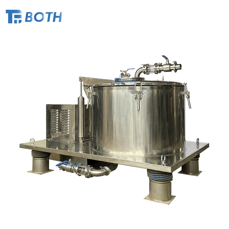 Automatic Industrial PLC Touch Screen Basket Hemp Oil Extraction Centrifuge Machine Filter Centrifugal