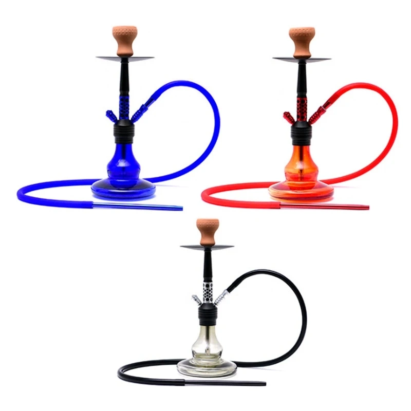 Jiju Arab Hookah Set Factory Direct Sale Custom Aluminum and Glass Hookah Shisha