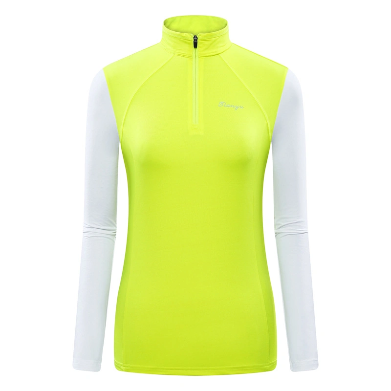 L'automne nouveau style de Jersey Mesdames à manches longues Golf élastique Jersey