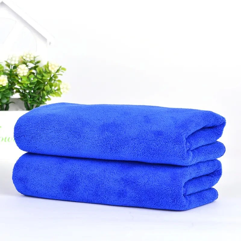 Low MOQ 300GSM Household / Salon / SPA / Barber / Car Wash Cloth / Kitchen Cleaning Polyester Weft Knitted Towel