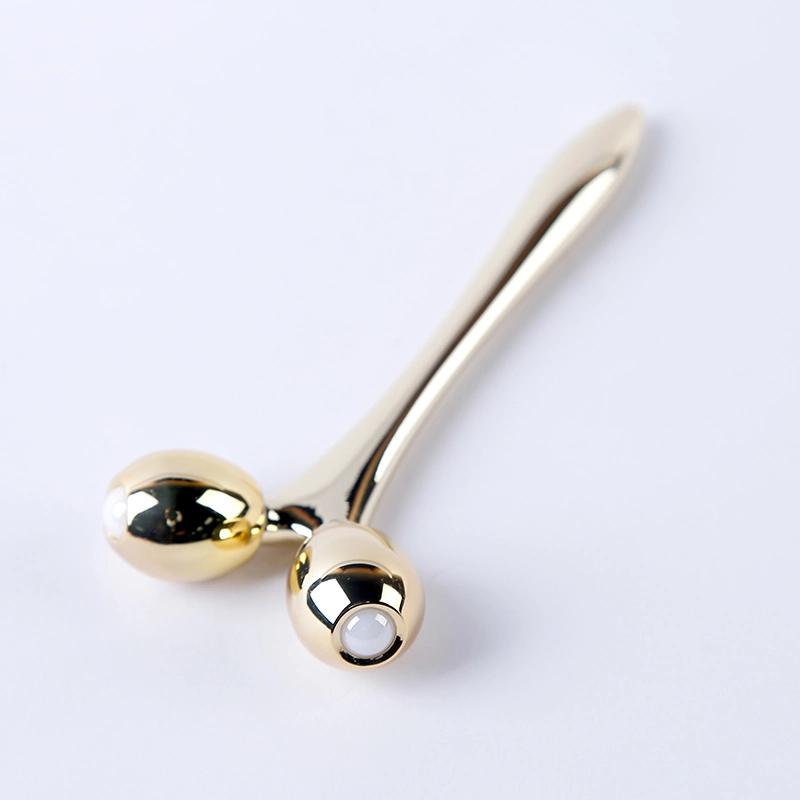 Gold Rose Face Care Metal Massage Beauty Tool for Woman Using