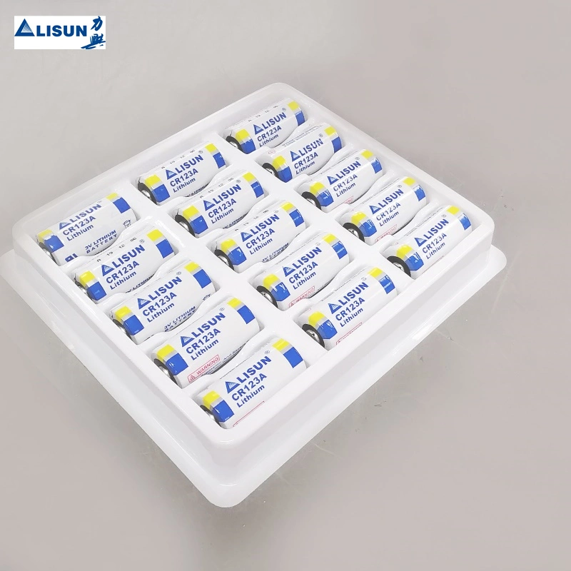 Lithium Battery 3V Cr123A 1500mAh Non Rechargeable Battery with Wire & Connector RoHS, Un38.3, IEC,  Certificated for Smoke Alarm and Safety Products Sensor