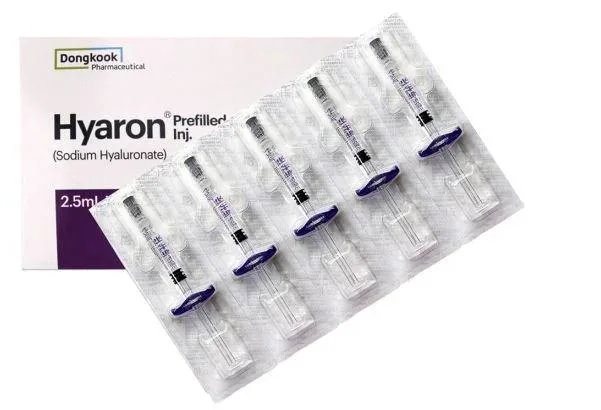 Hot Sale Hyaron Prefilled Inj 2.5ml*10 Syringes Hyaluronic Acid Skin Booster Repair