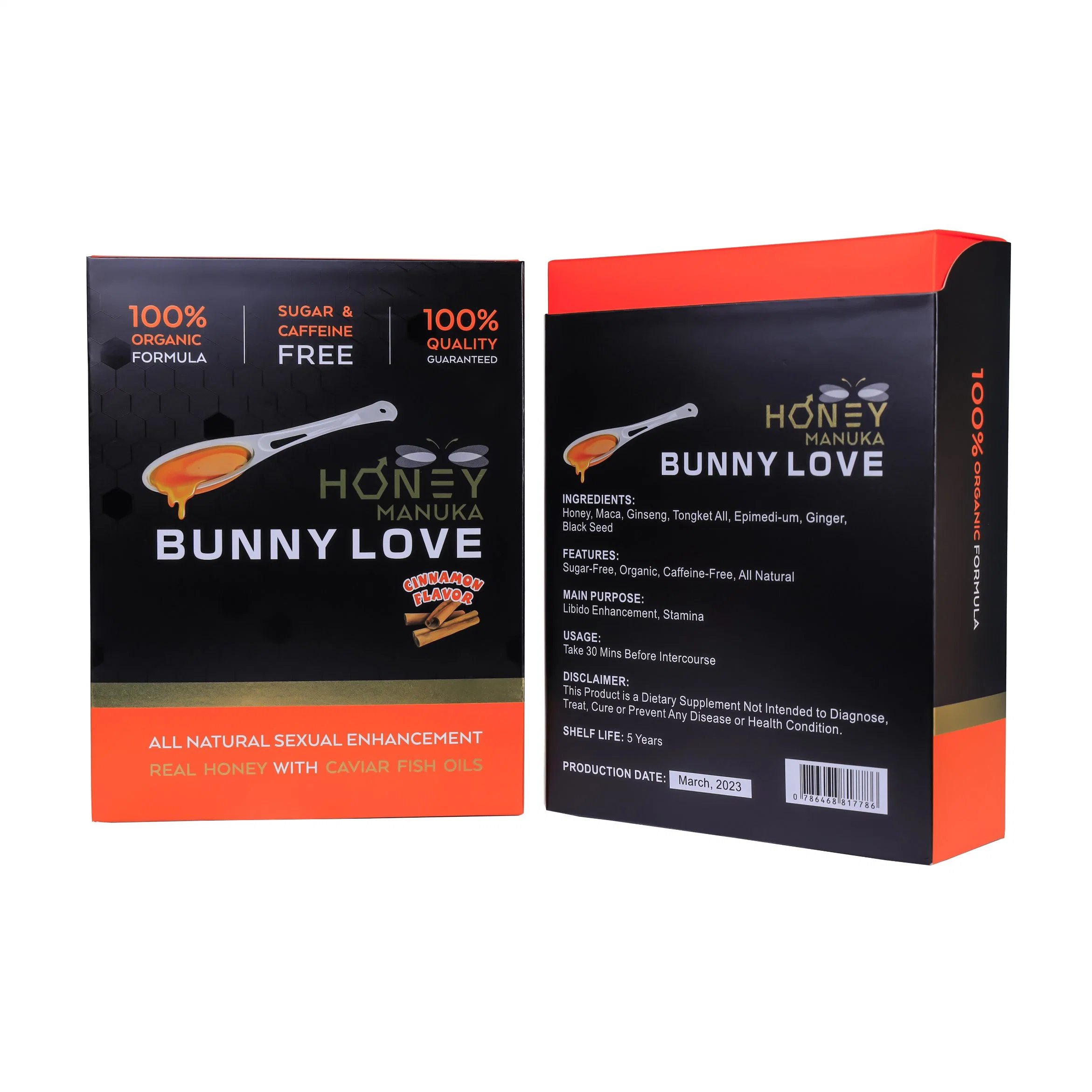 100% Organic Formula Bunny Love Honey Don't Quick Honey Black Bull