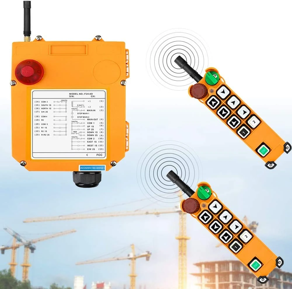 Crane Parts F24-8d Wireless Frequency Changing Remote Control for Industrial Use