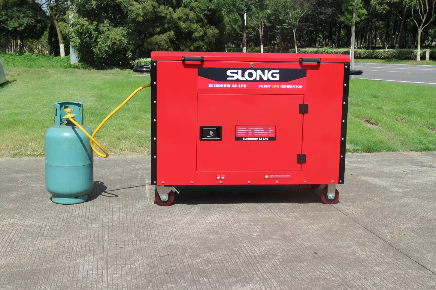 Slong 15kw 17kw Pure Silent LPG Generator Set Erdgas Generator