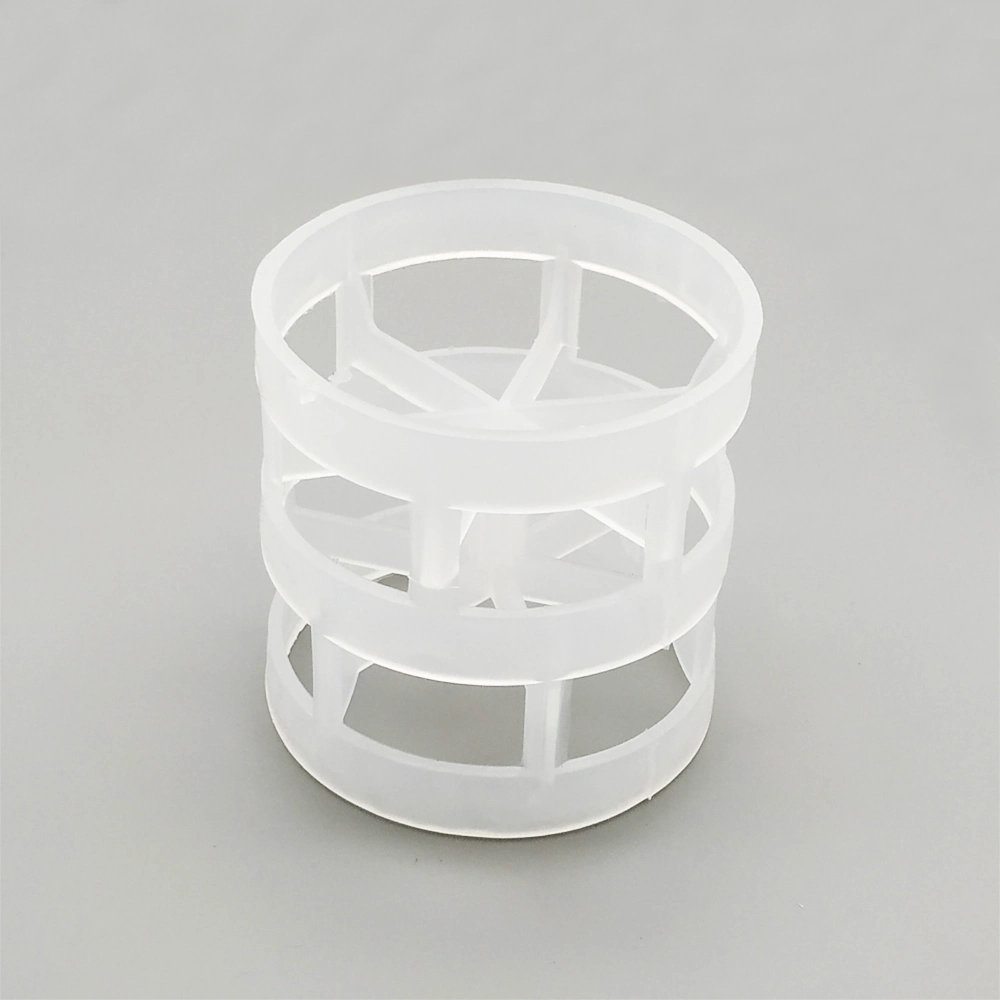 25mm Cooling Tower Packing PP PVC PE Plastic Pall Ring