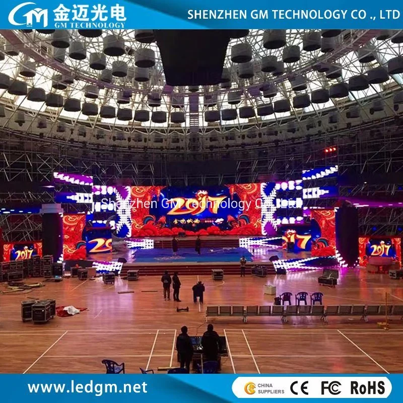 Die Casting Aluminum Indoor Rental LED Video Wall P3/P3.91/P4/P4.81/P5/P6/P6.25