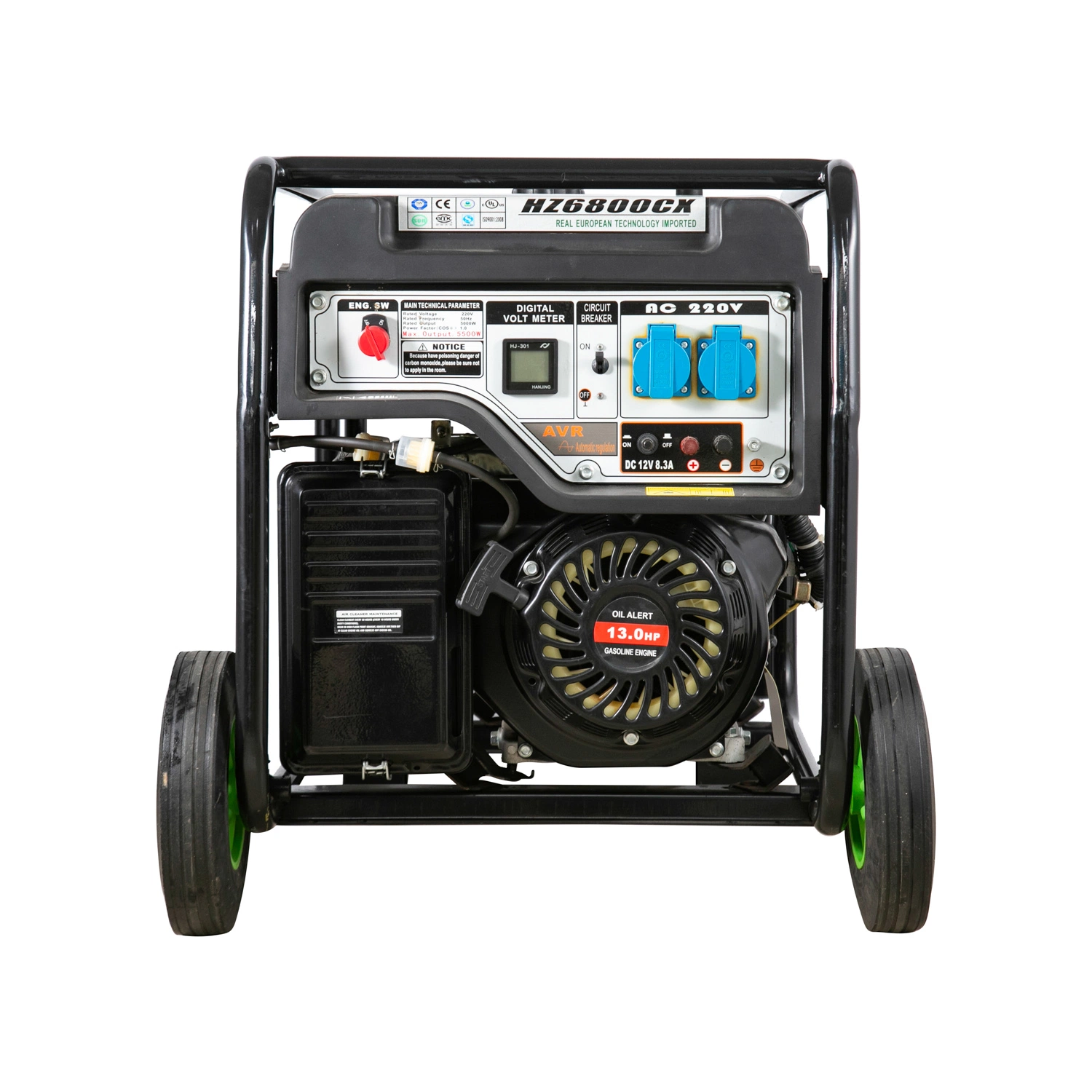 Werksversorgung 5kVA mit CE Electric Start Portable Gasoline Generator