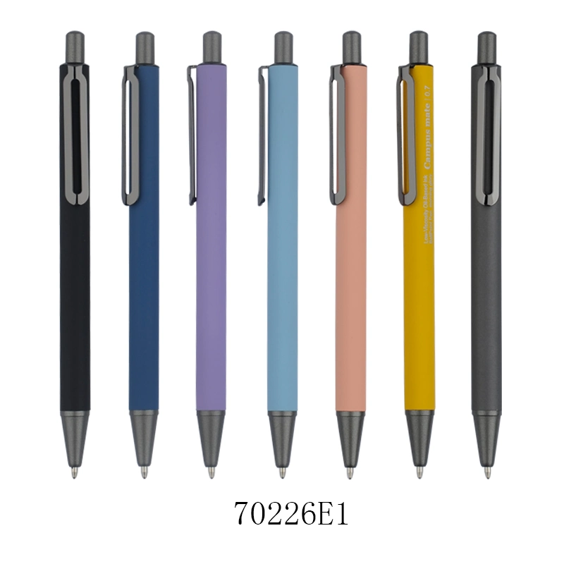 Wholesale Stationery Business Gift Promotional Logo Fancy Semi-Gel Ballpoint Pen