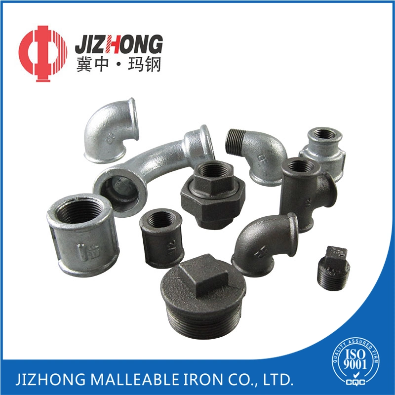 UL FM Malleable Iron Casting 90 Degree Bend Screwed Pipe Fittings