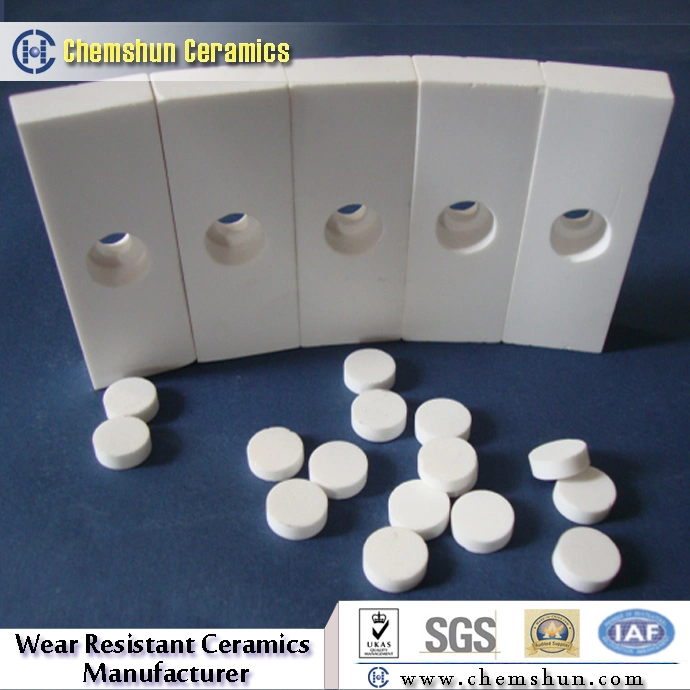 Abrasion Resistant Weldable Alumina Ceramic Brick as Chute Inner Liner