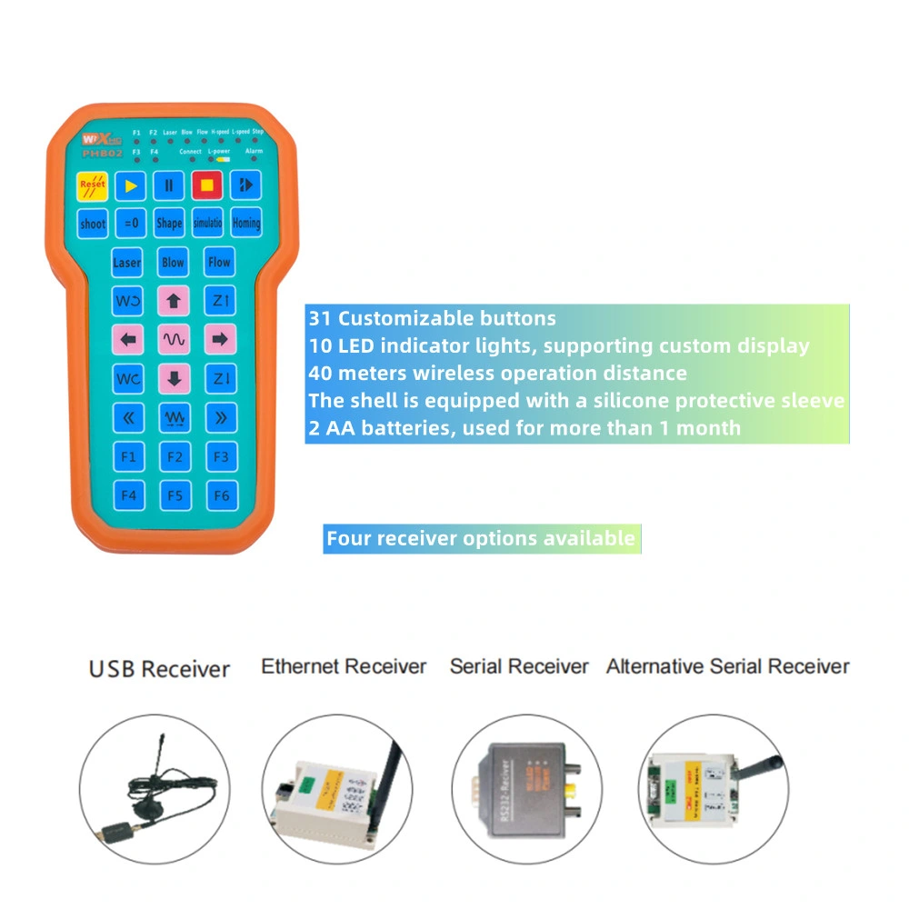 Programmable Remote Control for CNC Machine System Phb02