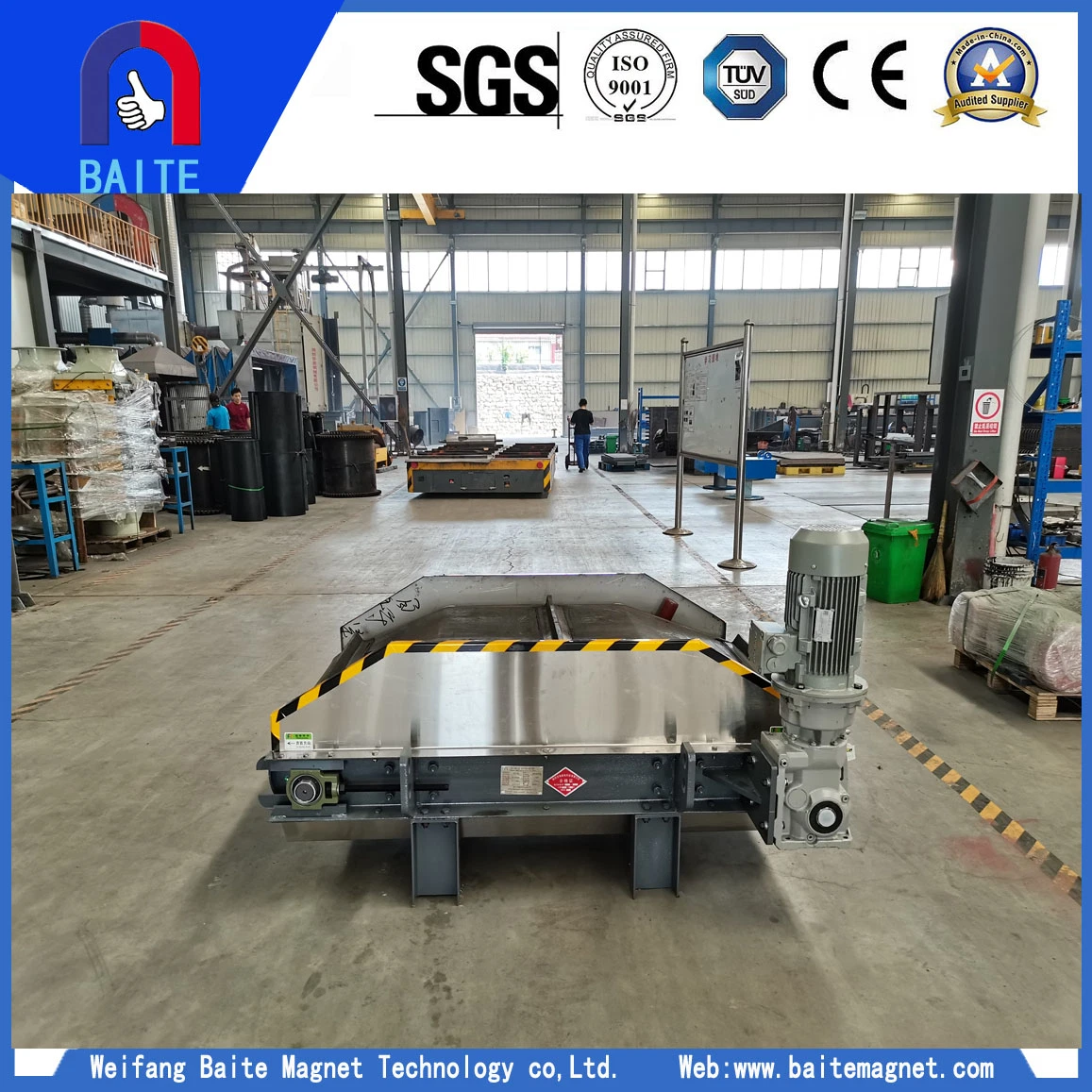 ISO Certified Rcyd Series Self-Cleaning Permanent Magnetic Separator for Power /Coal/Cement/Metallurgy/Mining/Chemical/Paper Industry