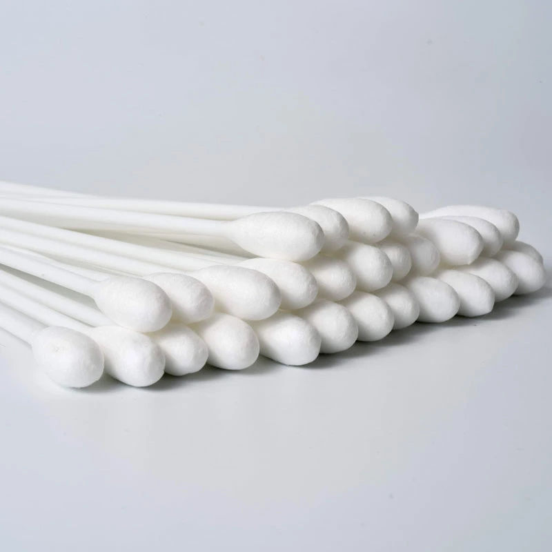 100 PCS Disposable Plastic Handle Medical Eyelash Extension Tools Cleaning Cotton Swab