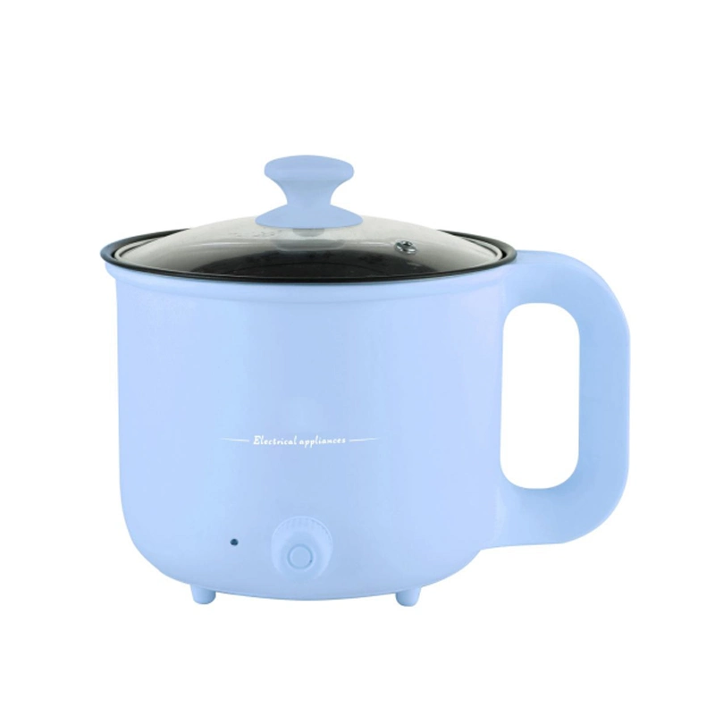 La olla cocción sartenes Fry Mini Cocina Cocina caliente de la ronda de la moda de alta calidad Non-Stick Multi sartén eléctrica Mini vaporizador Multicooker