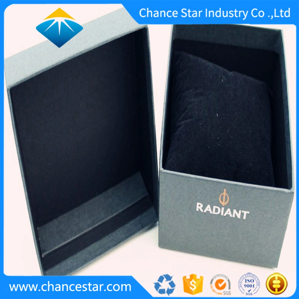 Custom Book Style Magnetic Cardboard Paper Watch Gift Box