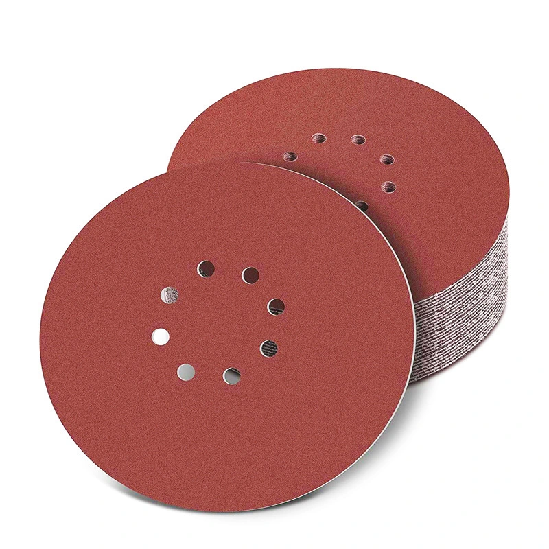 Quick Change Diameter 9inch 225mm Sanding Aluminum Oxide Paper Disc for Sanding Wood Rubber