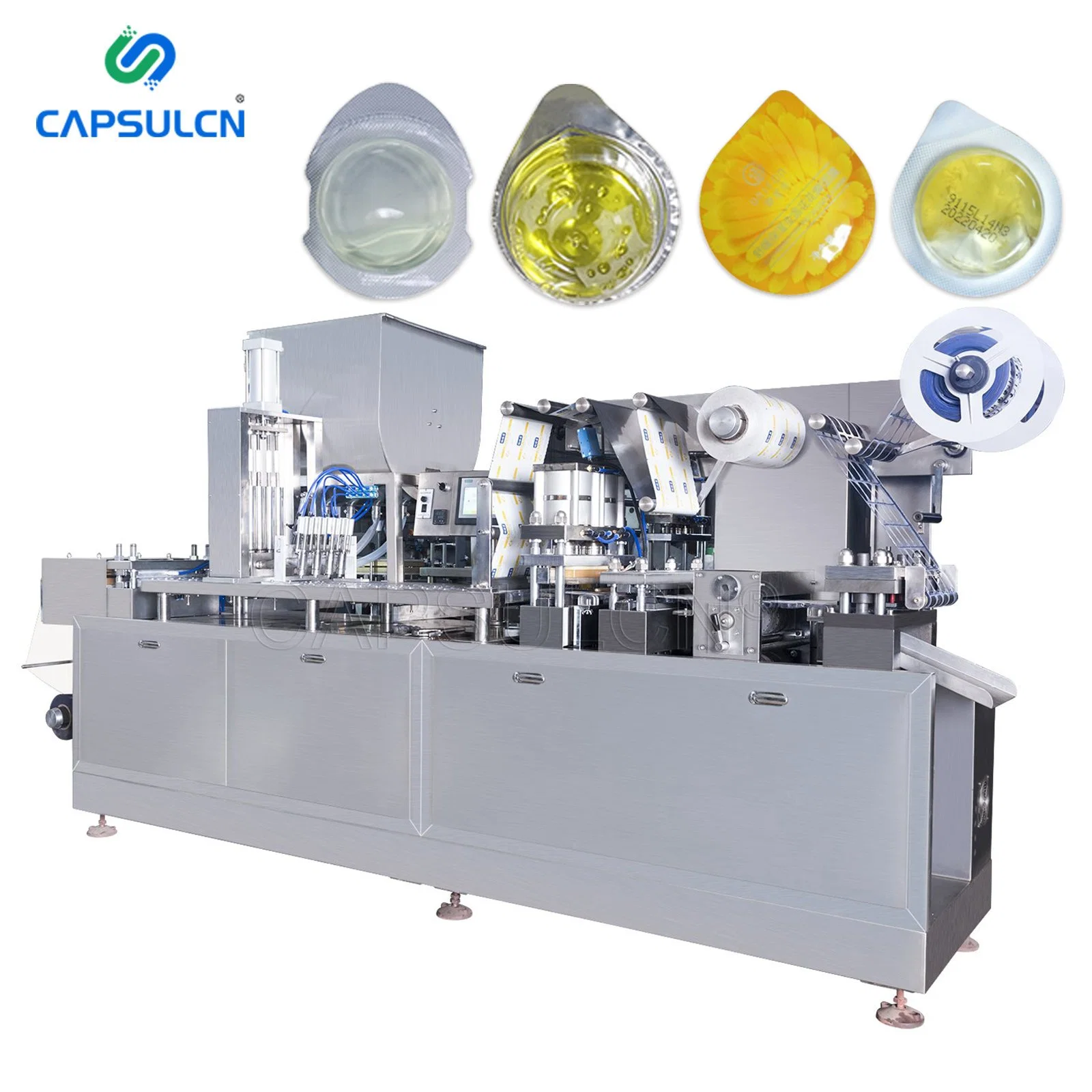 Dpp 260 Small Automatic Fluid Paste Salad Dressing Butter Oil Chocolate Liquid Blister Packaging Machine Pharmaceutical Industry