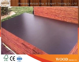 Film Faced Plywood / Formwork Hardwood Plywood/ Commercail Plywood