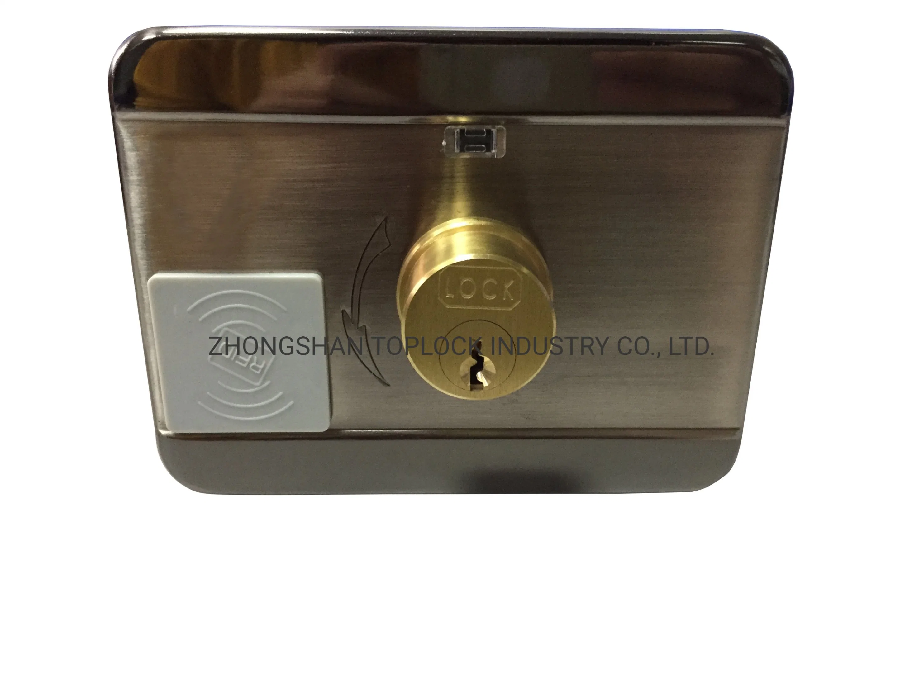 China Manufacturer Motorized Rim Lock Electronic Gate Lock