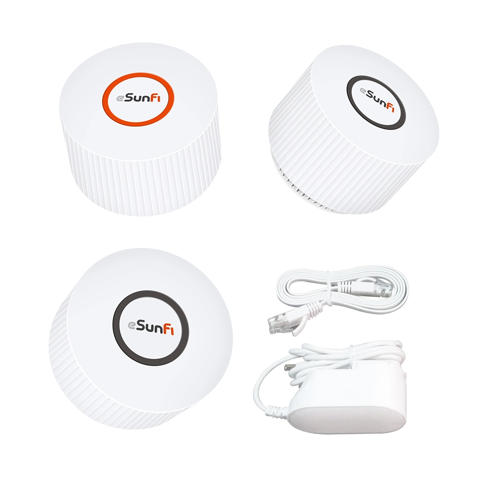 Sunhans Esunfi 3 Pack AC1200 Sistema de malha para todo o roteador WiFi em casa cobre até 400 metros quadrados e através de parede 3. O cobertor Three-Storey House